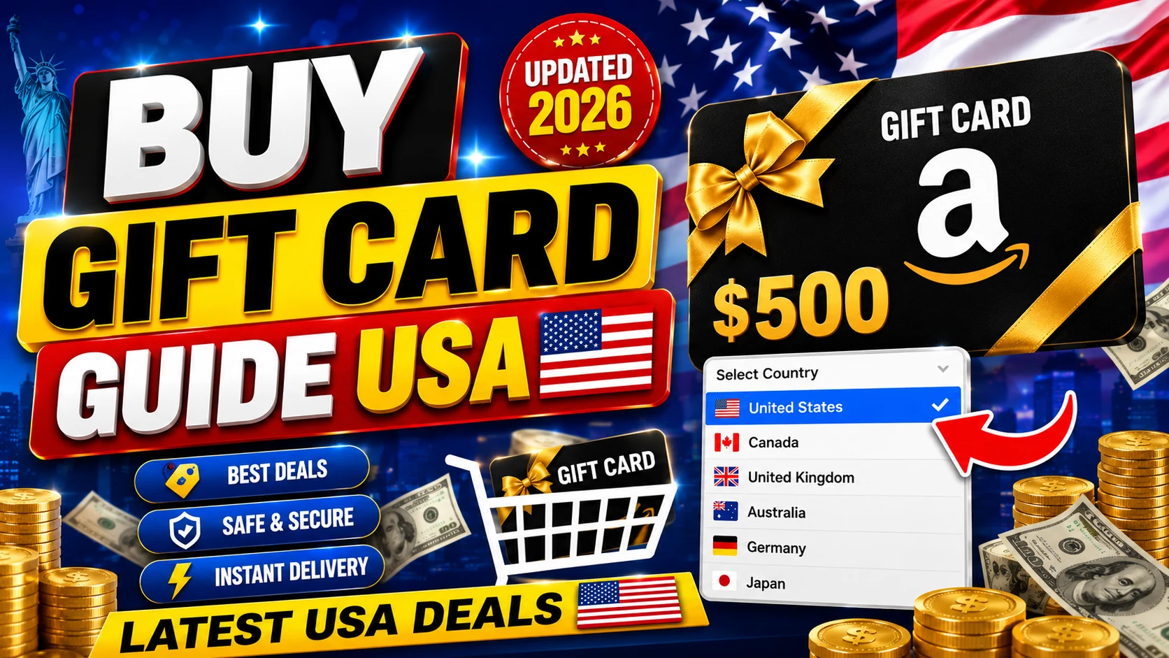 Amazon Gift Card Deals USA: Save Big Every Time